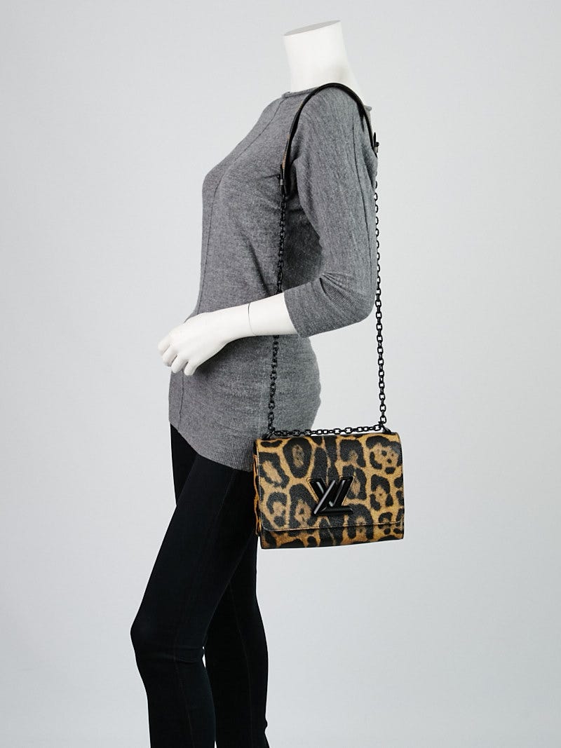 Louis Vuitton Leopard Print Twist MM Bag - Yoogi's Closet
