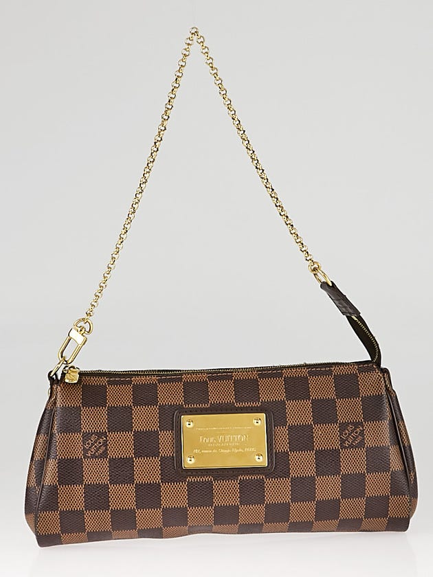 Louis Vuitton Damier Canvas Eva Clutch Bag