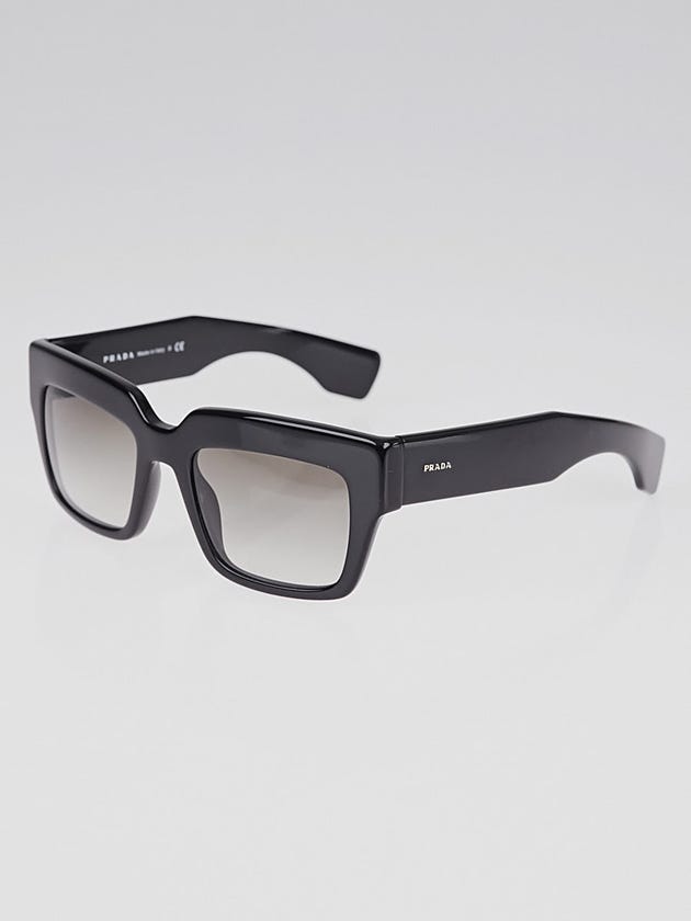 Prada Black Resin Havana Cat Eye Sunglasses SPR28P