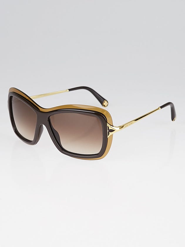 Louis Vuitton Brown/Tan Gradient Tint Sunglasses Z0323W