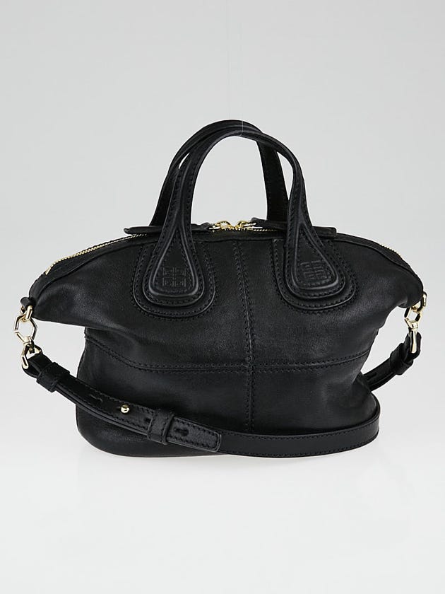 Givenchy Black Lambskin Leather Micro Nightingale Bag