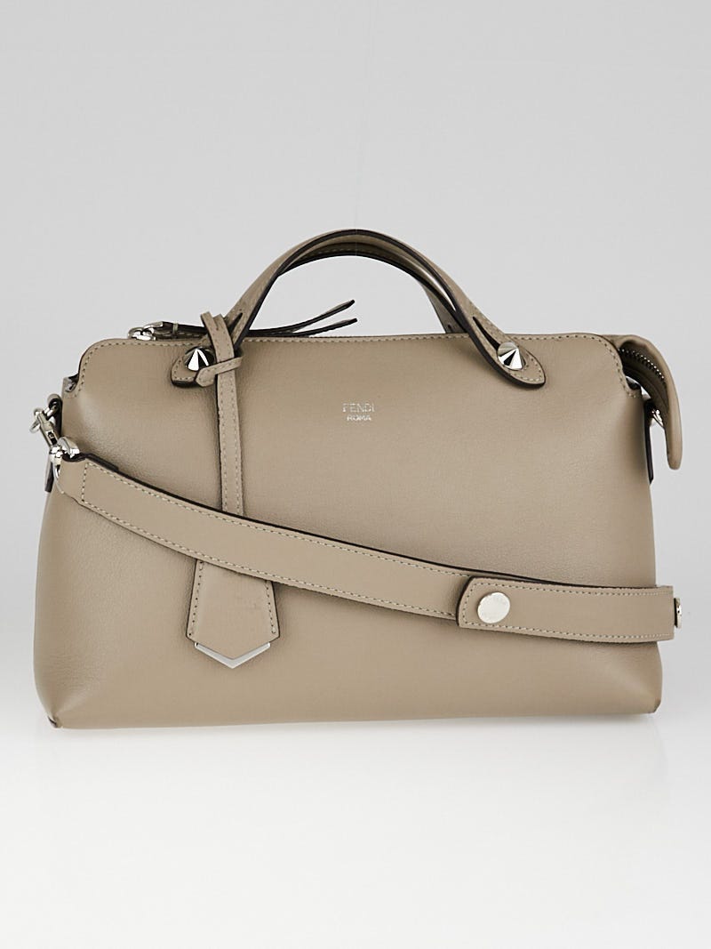 Fendi Taupe Calfskin Leather Small By The Way Bag 8BL124 | Yoogi's