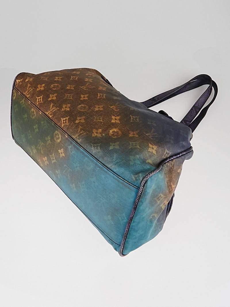 Louis Vuitton Tote Richard Prince DUDERANCH Jokes Monogram Printed  Yellow/Pink/Brown in Canvas with Brass - US