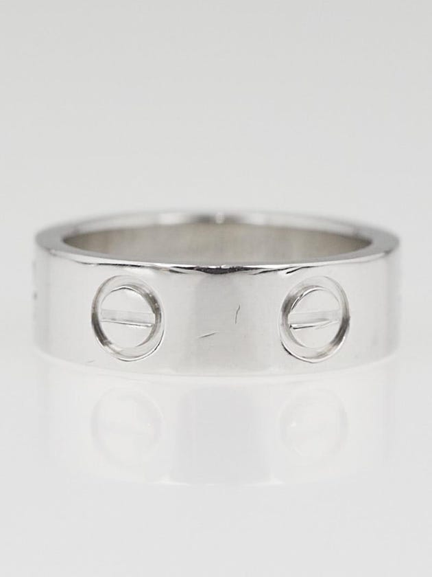 Cartier Platinum LOVE Ring Size 48/4.25
