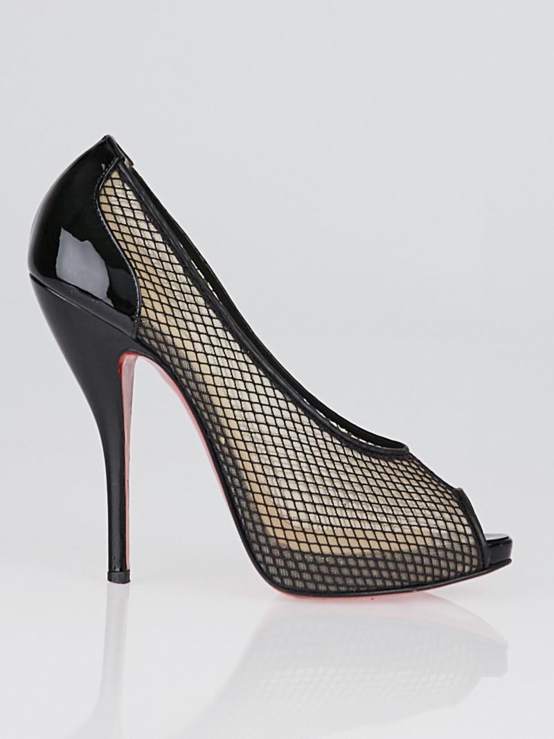 Louboutin fishnet sale heels