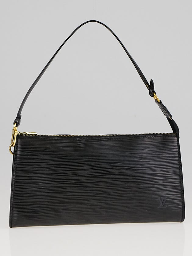 Louis Vuitton Black Epi Leather Accessories Pochette 24 Bag