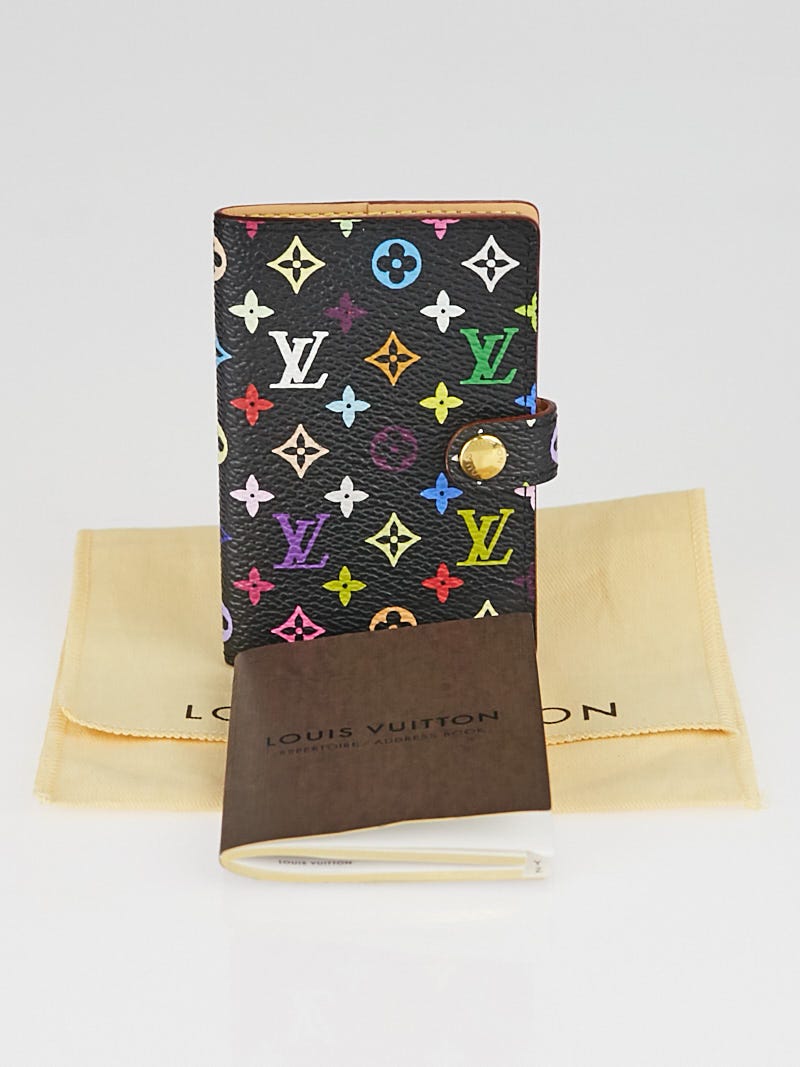 Louis Vuitton Black Monogram Multicolore Mini Photo Holder - Yoogi's Closet