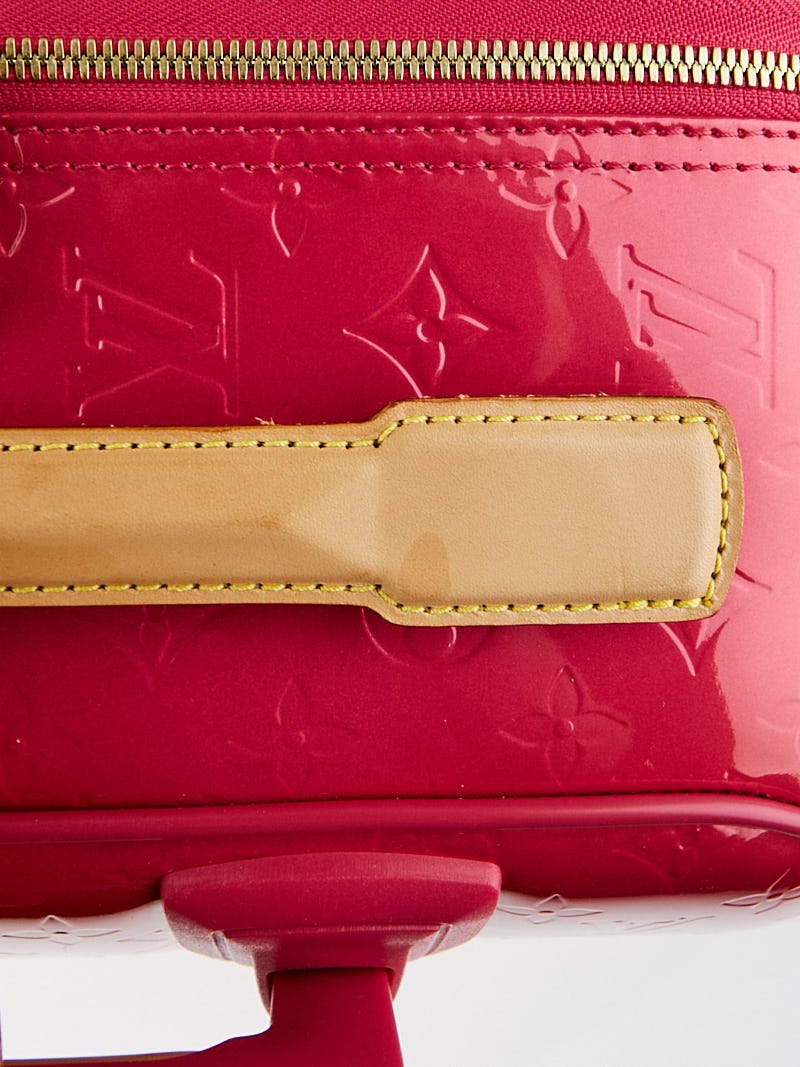 Louis Vuitton Pink Monogram Vernis Pegase 45 Suitcase - Yoogi's Closet
