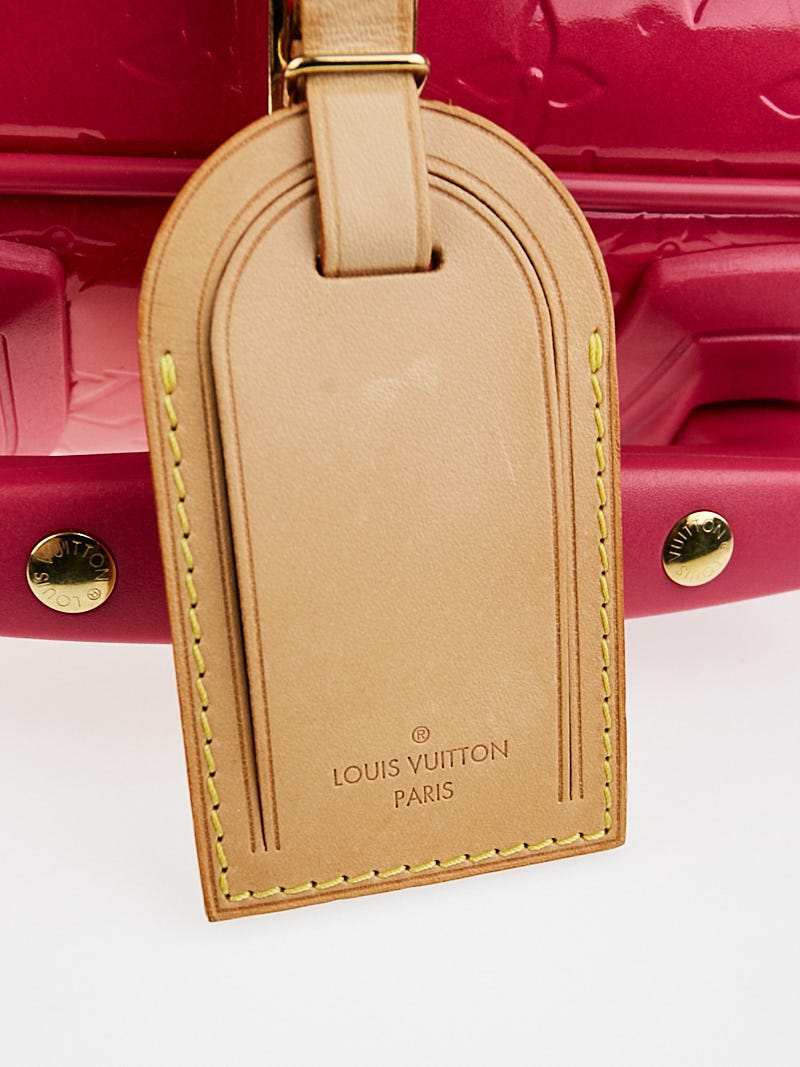 Louis Vuitton Authentic Monogram VERNIS PEGASE 45 Pomme D'amour Red  Suitcase EUC