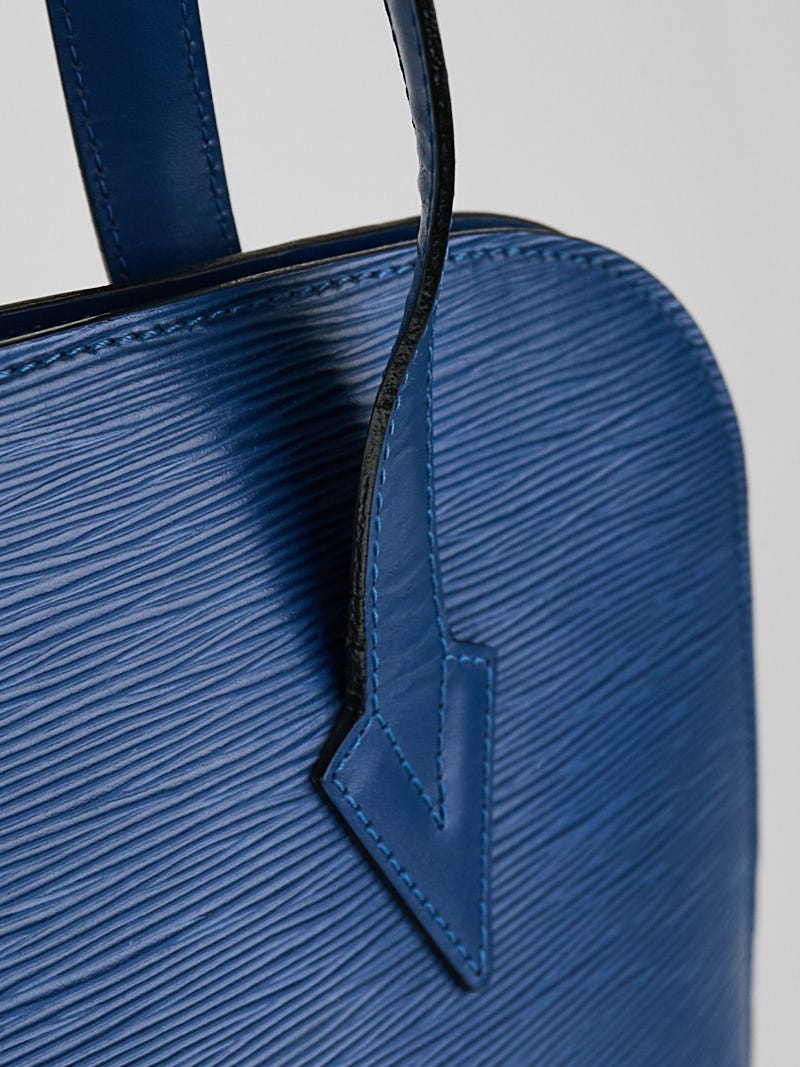 Shop for Louis Vuitton Blue Epi Leather Lussac Shoulder Bag