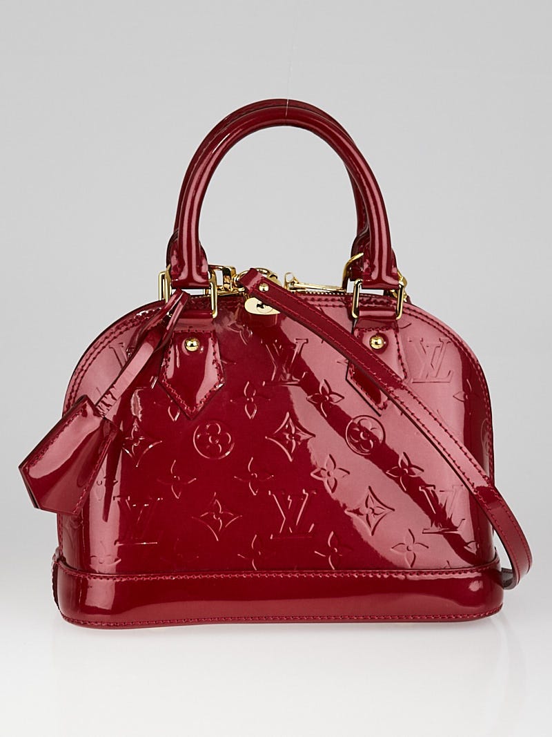 Louis Vuitton Cerise Monogram Vernis Alma Bb Bag