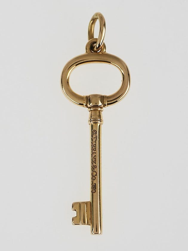 Tiffany & Co. 18k Yellow Gold Tiffany Key Small Pendant