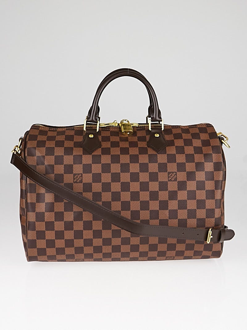 Louis Vuitton Damier Canvas Speedy Bandouliere 35 Bag Yoogi s Closet