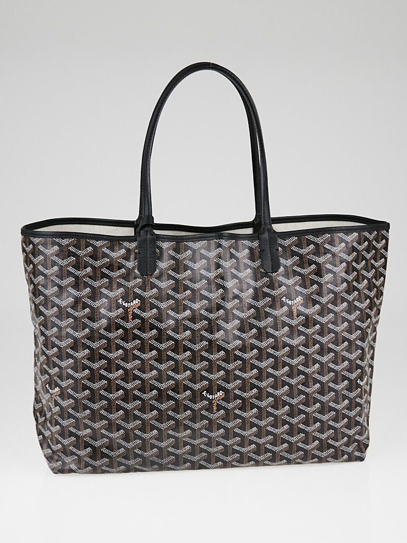 Goyard Grey Chevron Print Coated Canvas St. Louis PM Tote Bag - Yoogi's  Closet