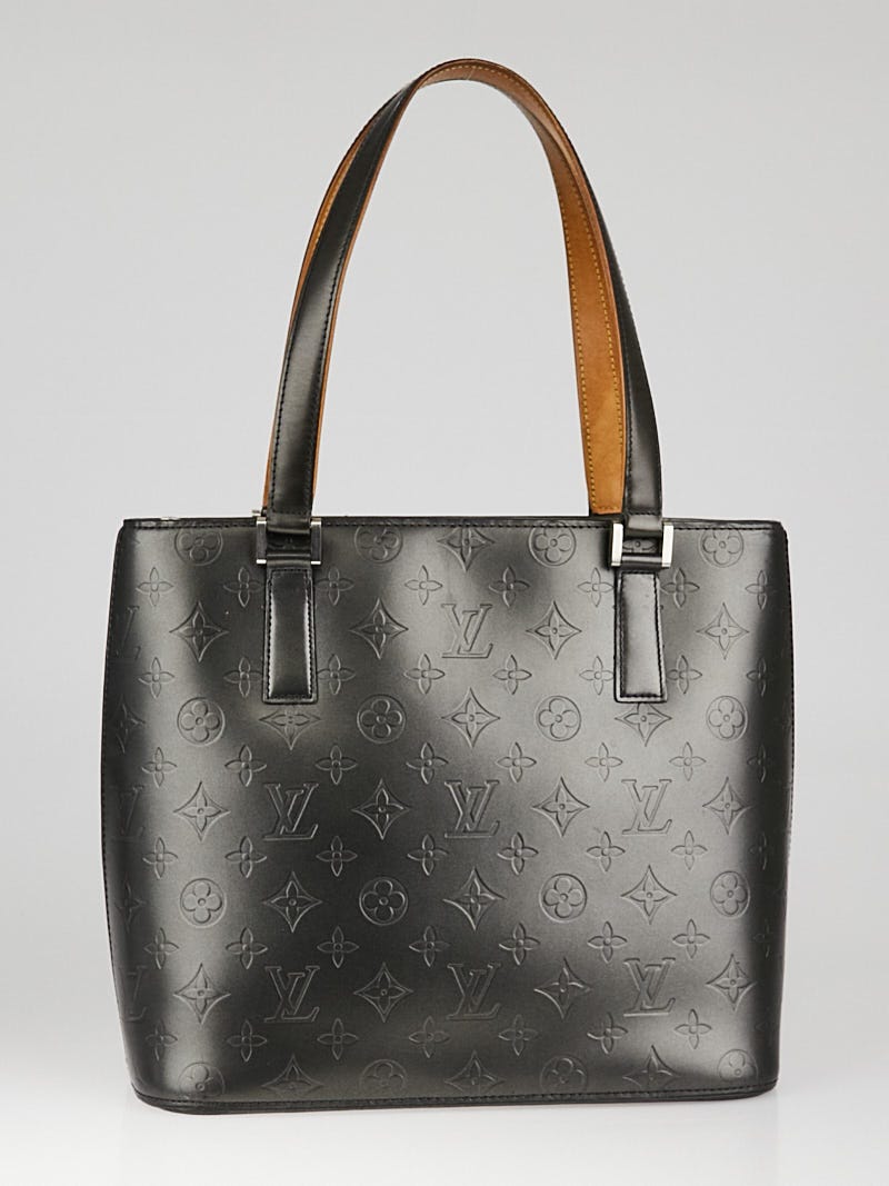 Louis Vuitton Black Monogram Mat Stockton Bag - Yoogi's Closet