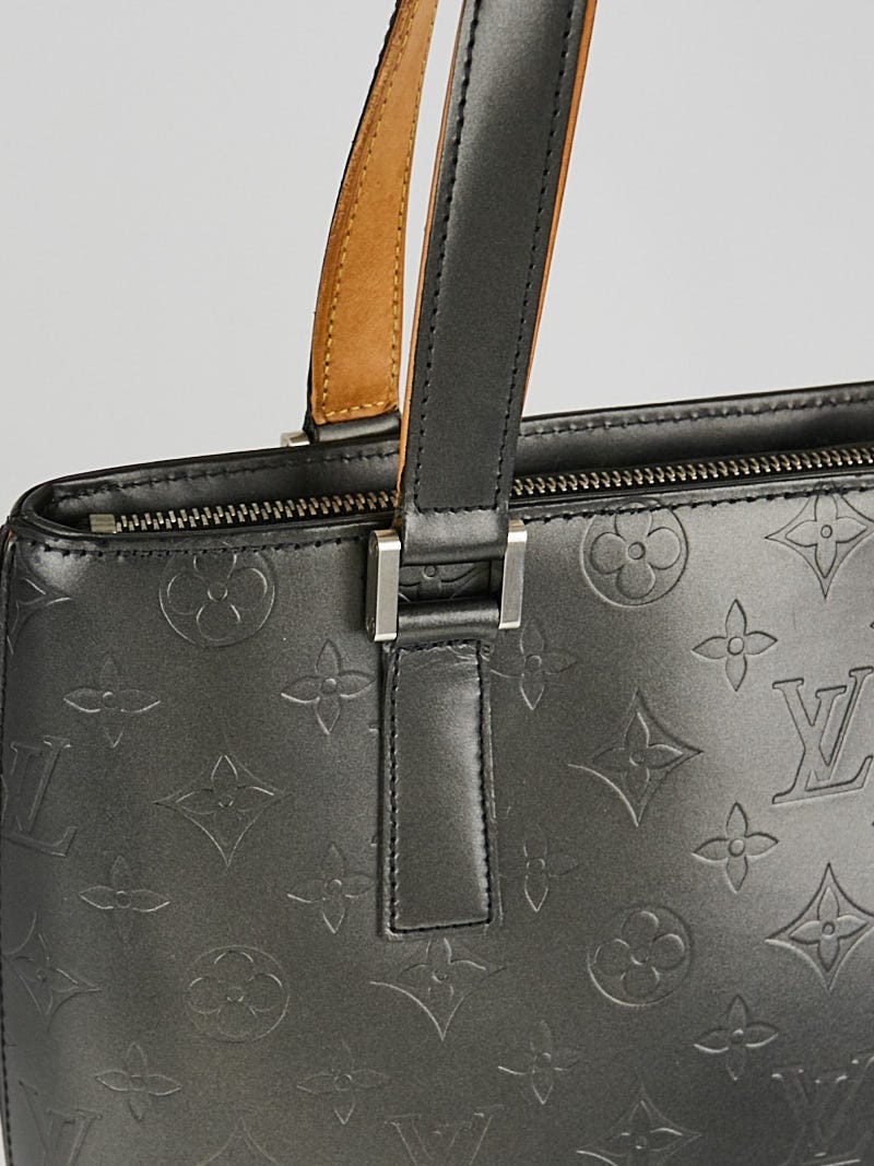 Louis Vuitton Metallic Dark Grey Monogram Mat Stockton Bag Louis Vuitton