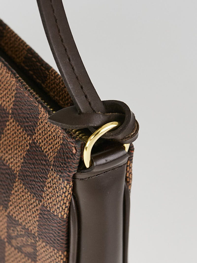 Louis+Vuitton+Navona+Shoulder+Bag+Brown+Canvas for sale online