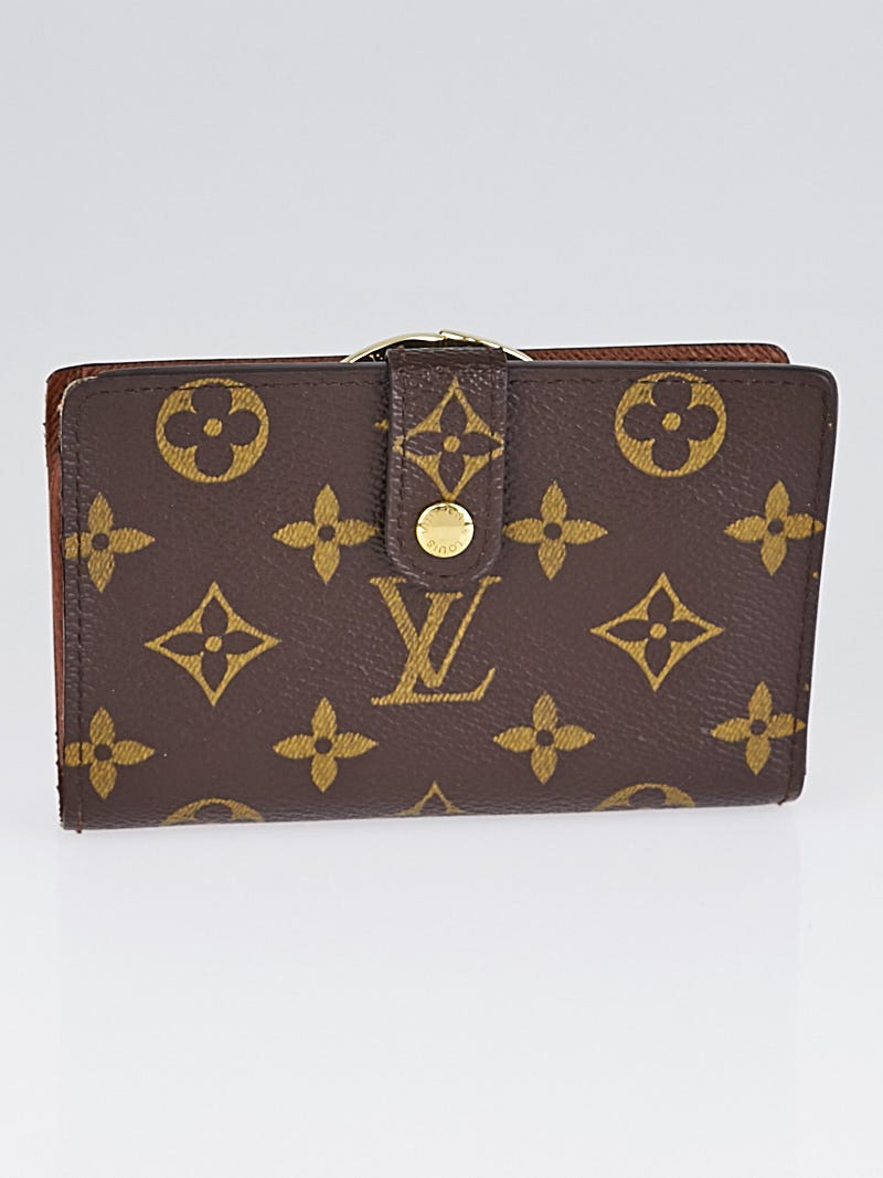 Louis Vuitton Monogram LV French Purse Snap Wallet Card Holder