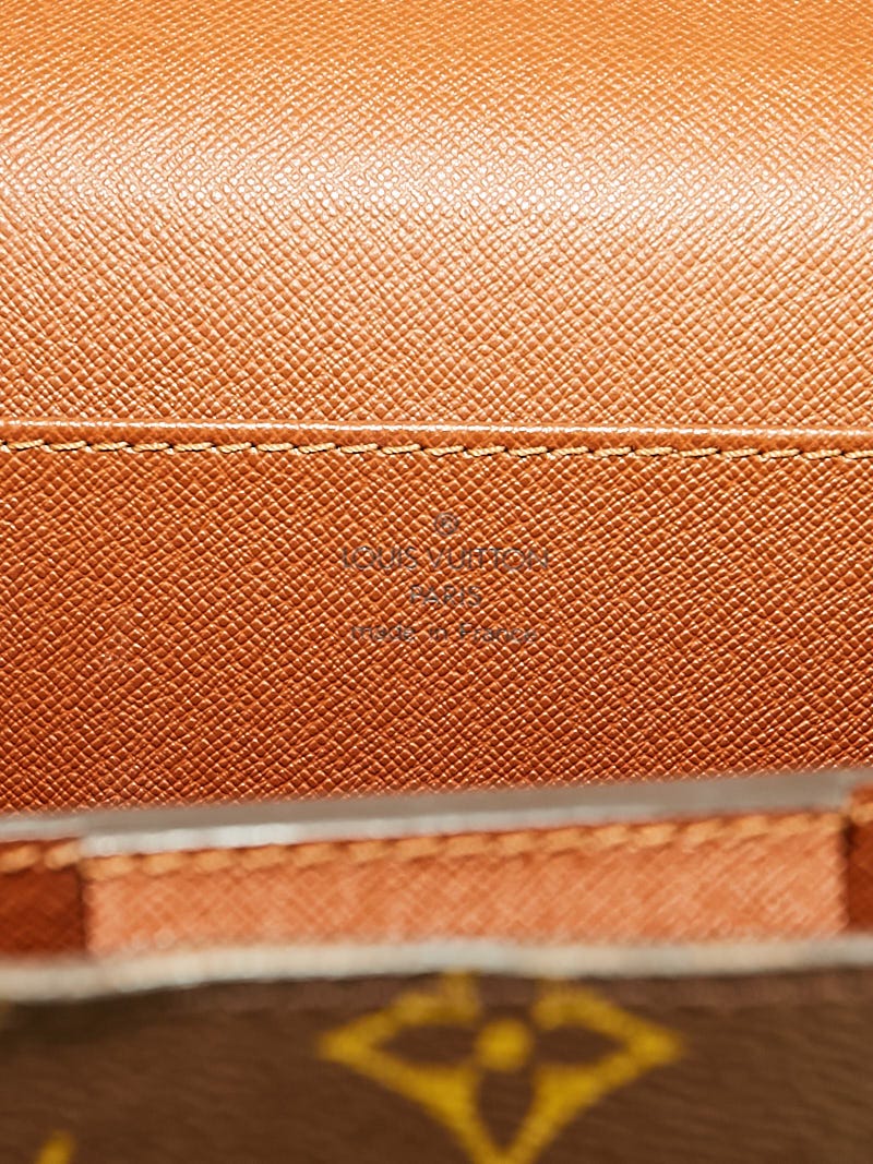 Louis Vuitton Brown Monogram Serviette Conseiller Leather Cloth ref.119001  - Joli Closet