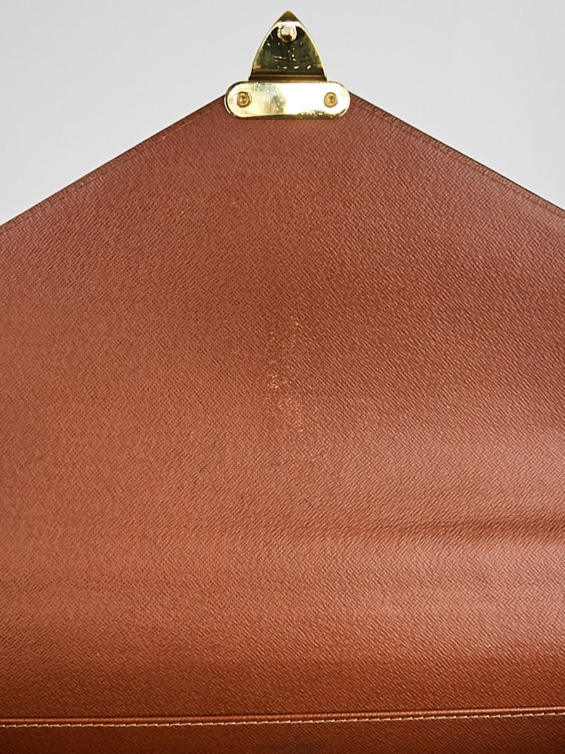 Louis Vuitton, Bags, Louis Vuitton Epi Serviette Conseiller Business Bag  Brown M54423 Lv Auth Ki514