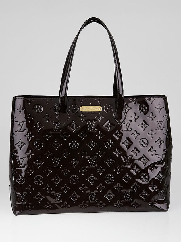 Louis Vuitton Amarante Monogram Vernis Wilshire MM Bag