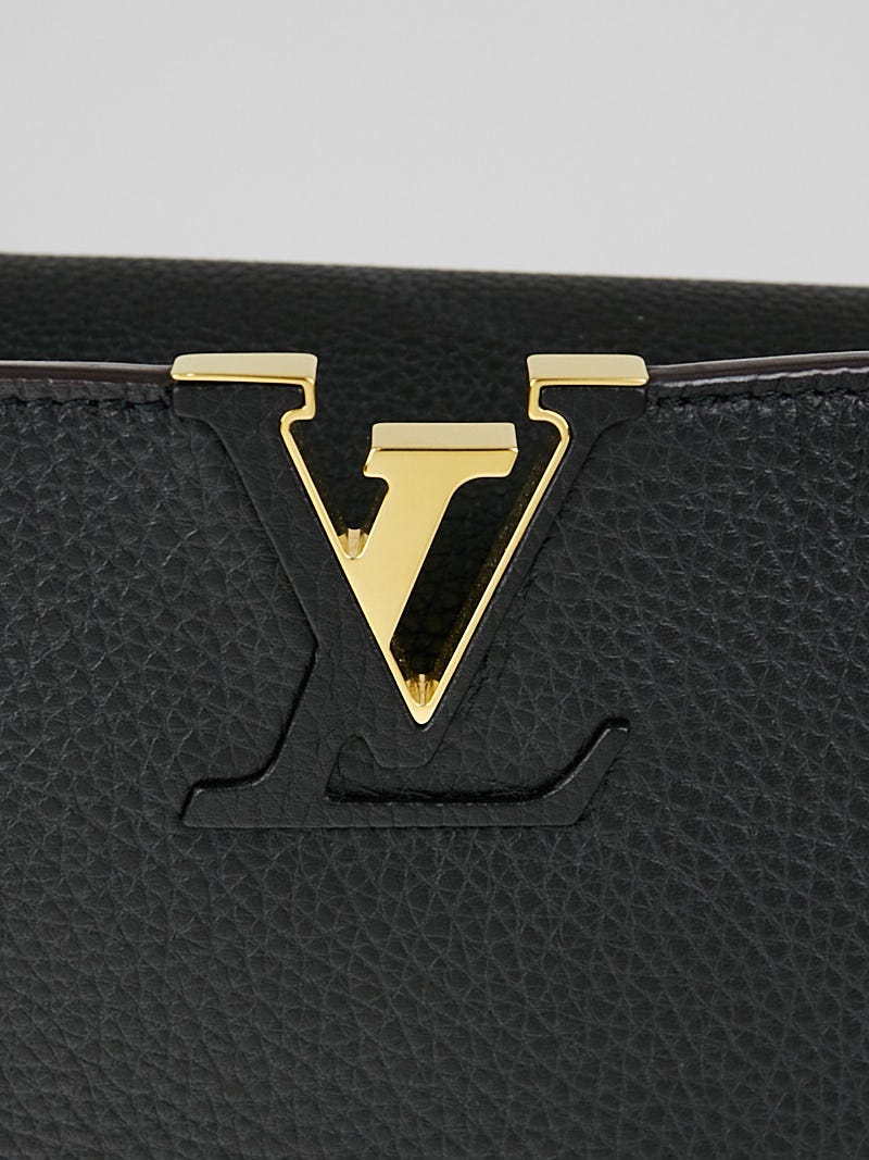 Louis Vuitton Capucines Tri-Color MM Black in Taurillon Leather