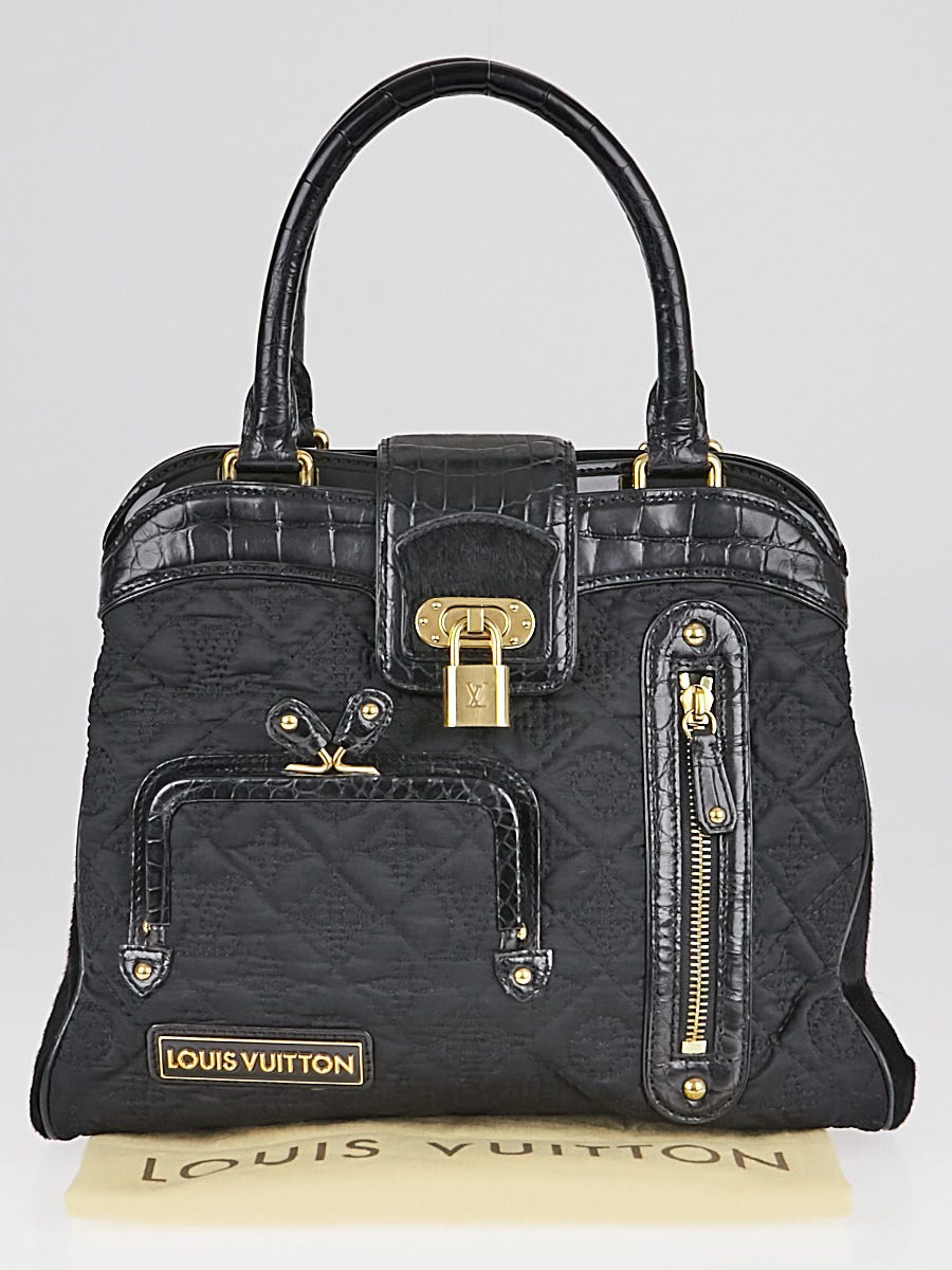 Louis Vuitton Limited Edition Satin Mini Black Alma. **RARE** Mint Condition
