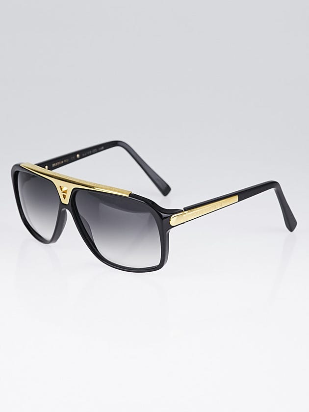 Louis Vuitton Black Acetate Frame Evidence Millionaire Sunglasses Z0350W