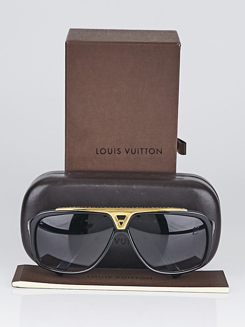 Louis Vuitton Z0350W 93L CE evidence men sunglasses Black, Gold