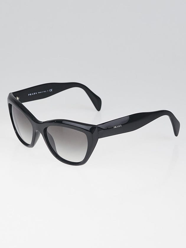 Prada Black Plastic Cat-Eye Polarized Sunglasses-SPR02Q