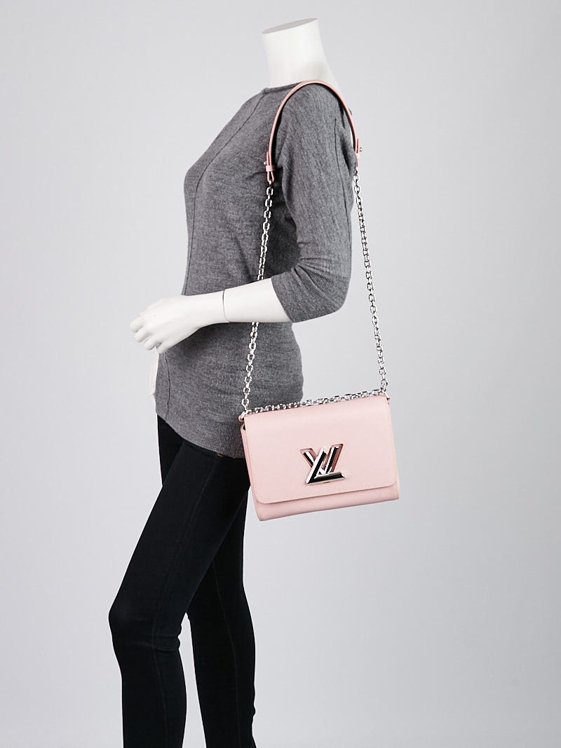 Louis Vuitton Rose Ballerine Epi Leather Twist Wallet on Chain Bag -  Yoogi's Closet