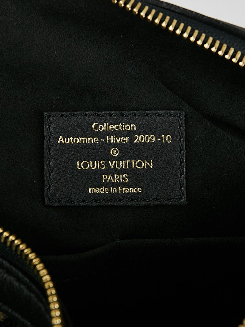 LOUIS VUITTON Monogram Sequins Eclipse Speedy 28 Black 1284491