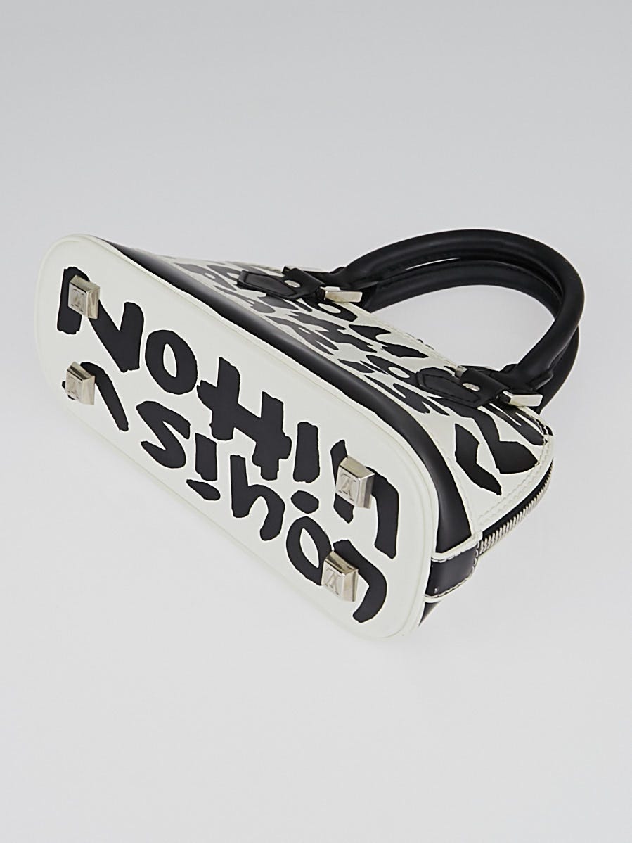 Louis Vuitton Limited Edition Graffiti Alma Bag Peach LVJP521