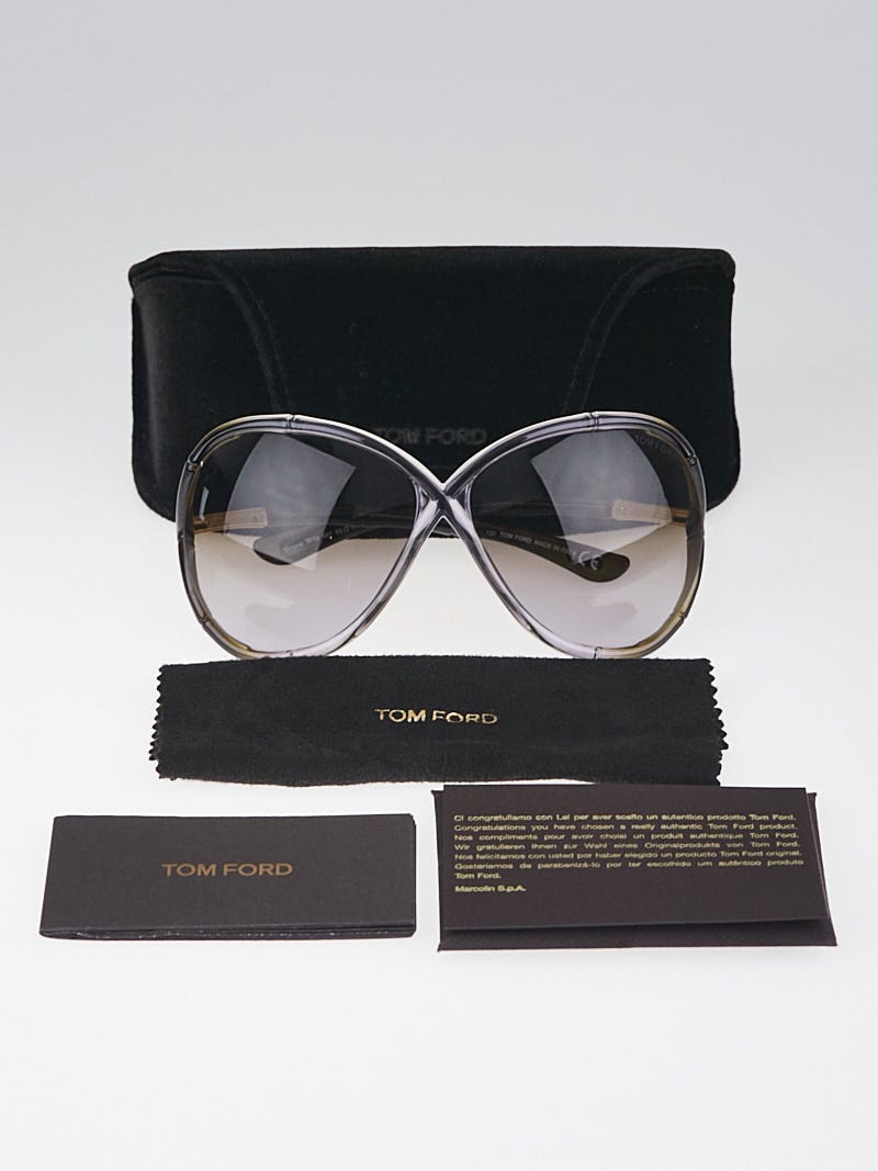 未使用品・廃盤 TOM FORD サングラス Simone バンブー TF74 Tom Ford Brown Simone Gradient Brown Lens Sunglasses TF74