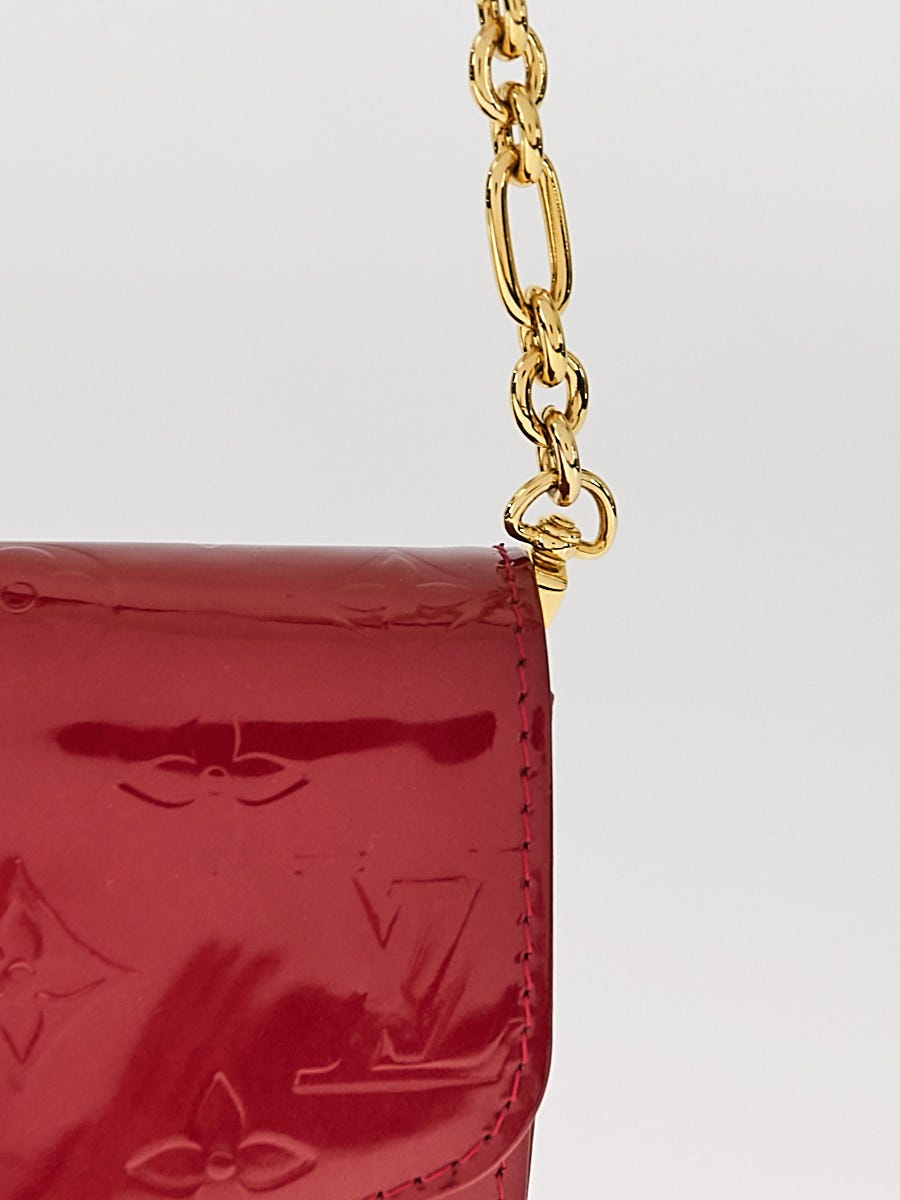 Louis Vuitton - Bel Air Monogram Vernis Leather Chain Clutch Pomme