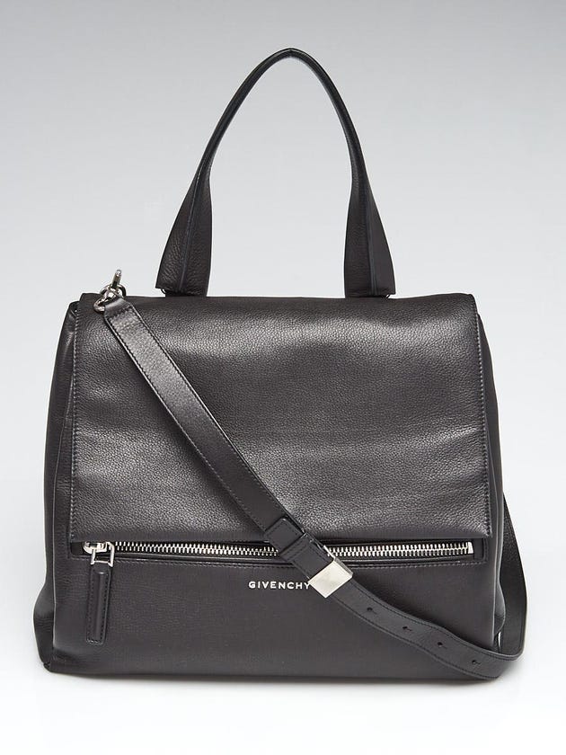 Givenchy Black Leather Pandora Pure Medium Bag