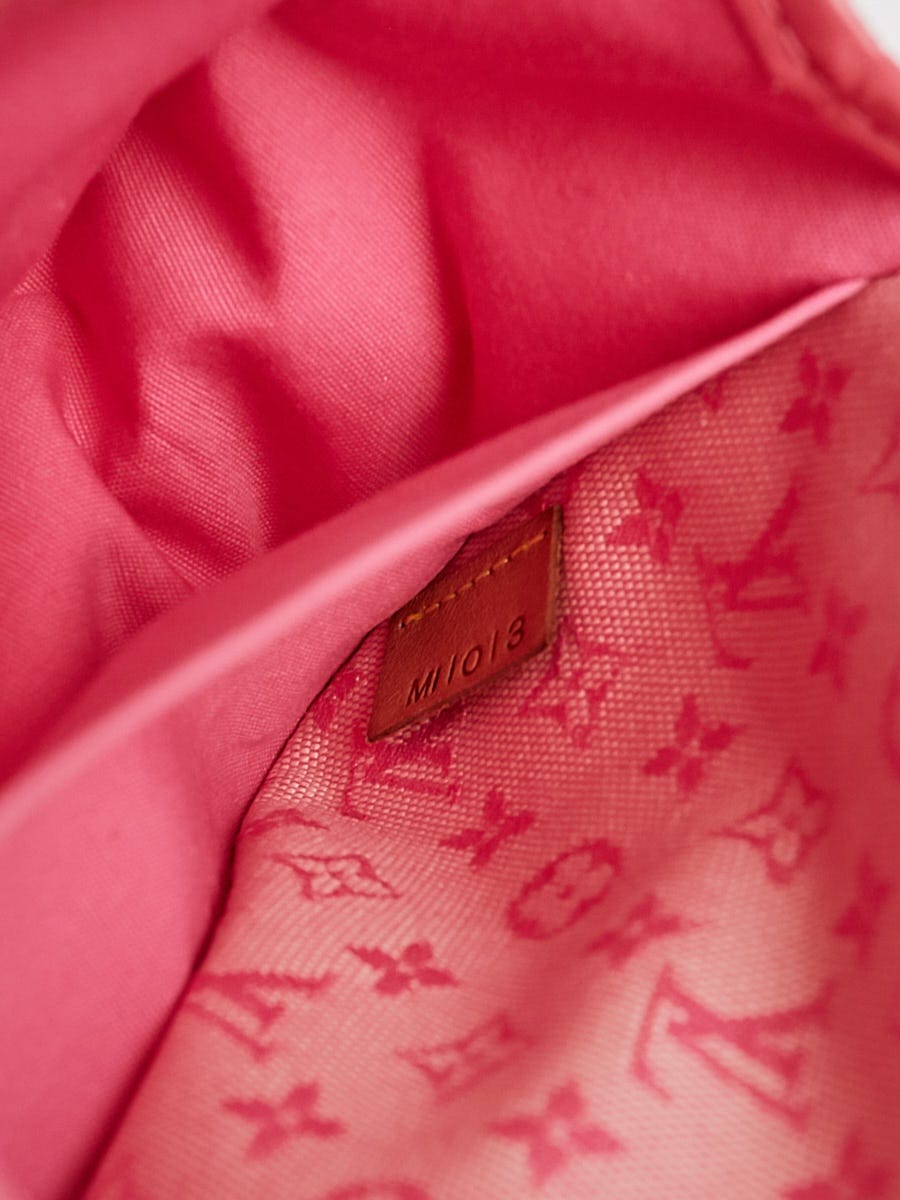 LOUIS VUITTON Vintage Monogram Mini Lin Trousse Mary Kate Mini Bag Pink  RankA