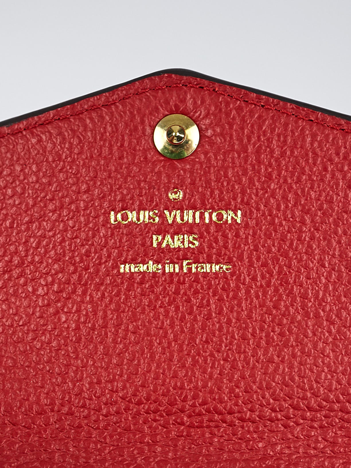 Louis Vuitton Cerise Monogram Empreinte Leather Pochette Cles Key and  Change Holder - Yoogi's Closet