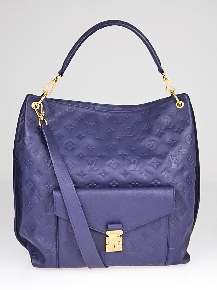 Louis Vuitton Celeste Monogram Empreinte Leather Metis Bag