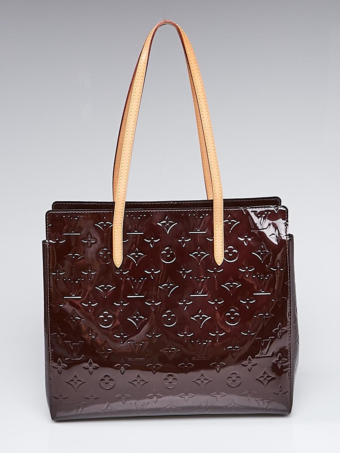 Louis Vuitton Beige Monogram Vernis Catalina North South Tote Bag 862295