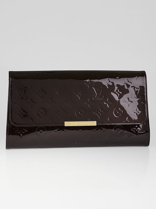 Louis Vuitton Amarante Monogram Vernis Robertson Clutch Bag