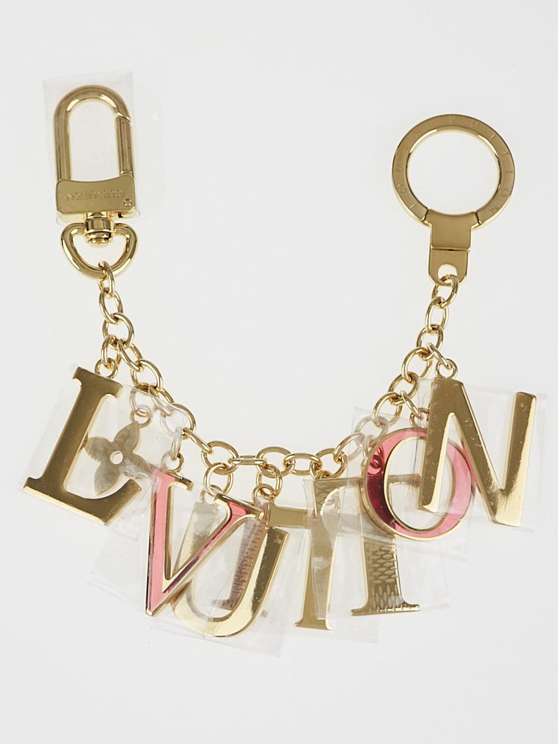 Louis Vuitton Burgundy/Gold Key and Lock Key Holder and Bag Charm - Yoogi's  Closet