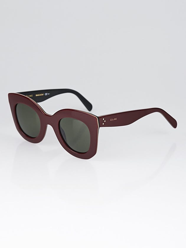 Celine Red Acetate Tinted Marta Sunglasses - 41093