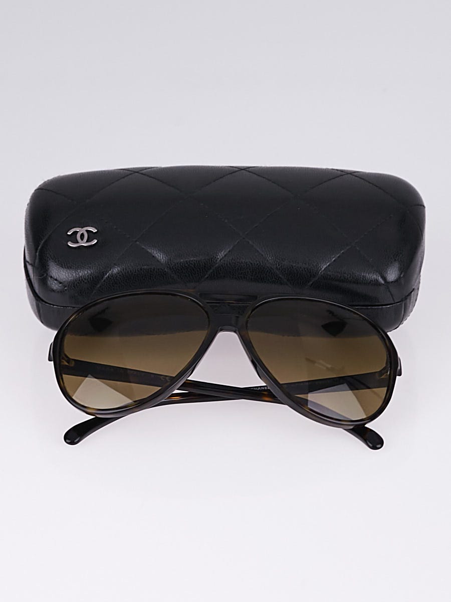 Chanel Tortoise Shell Frame Small 'CC