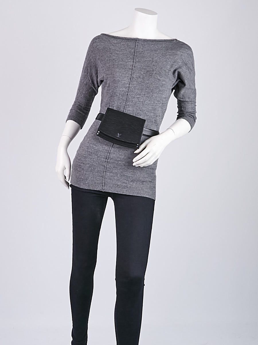 Louis Vuitton Sherwood Waist Bag Epi Belt Black Auction