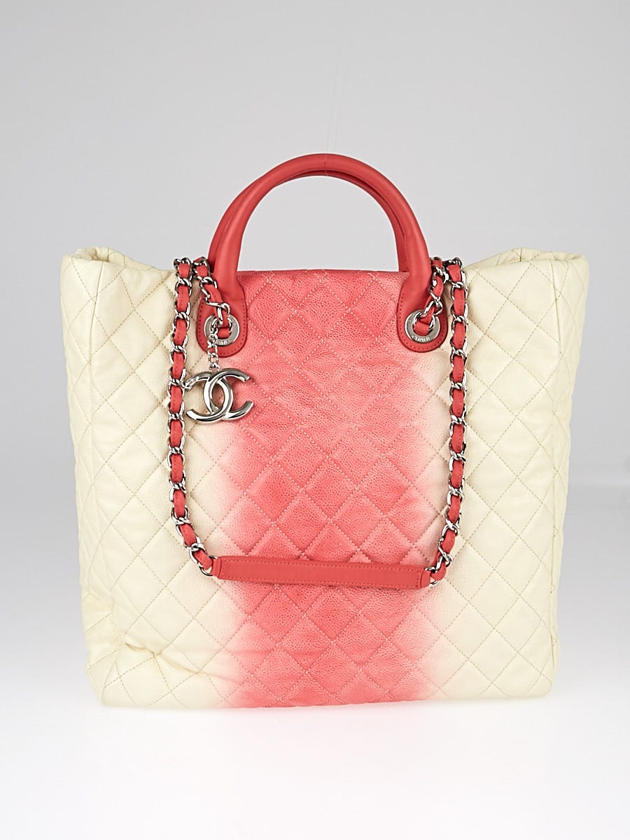 Chanel 2013 Red Grand shopping tote bag