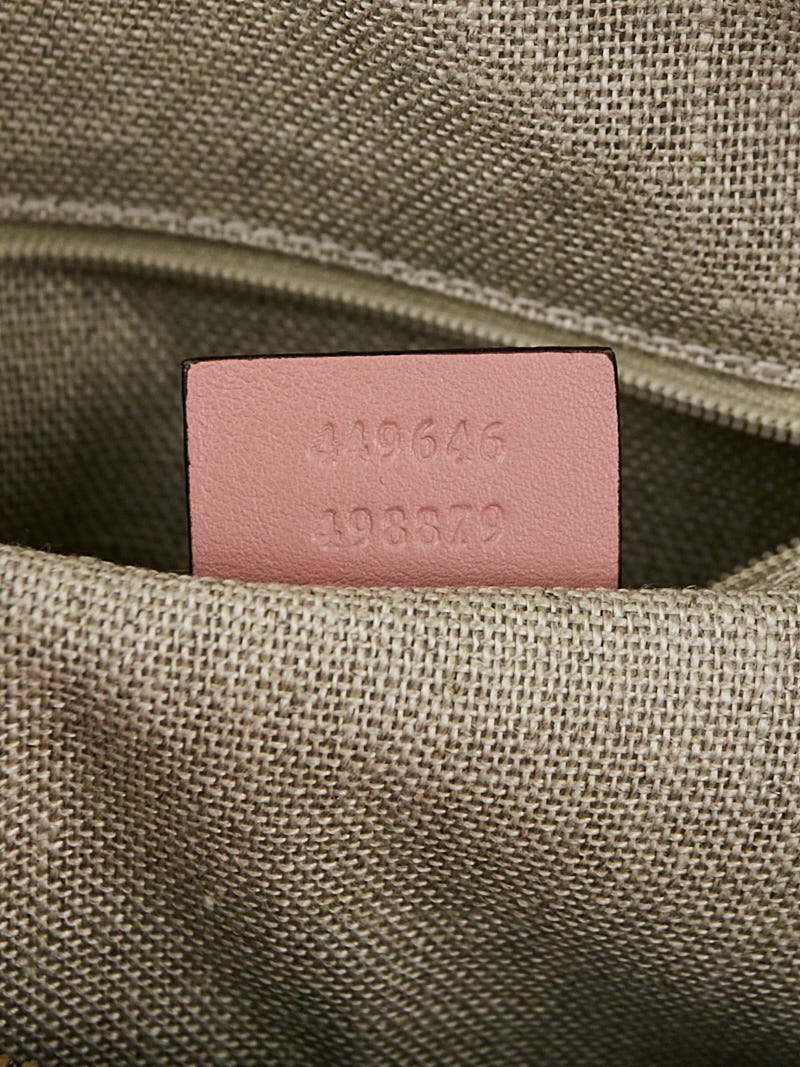 GUCCI Soft Microguccissima Medium Crossbody Bag Soft Pink 1291585