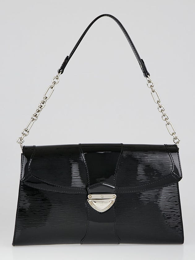 Louis Vuitton Black Electric Epi Leather Lena Clutch Bag