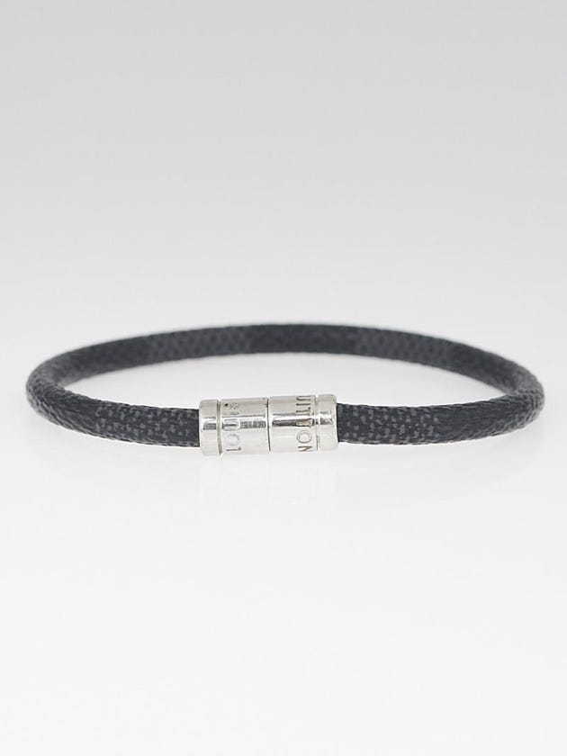 Louis Vuitton Damier Graphite Canvas Keep It Bracelet