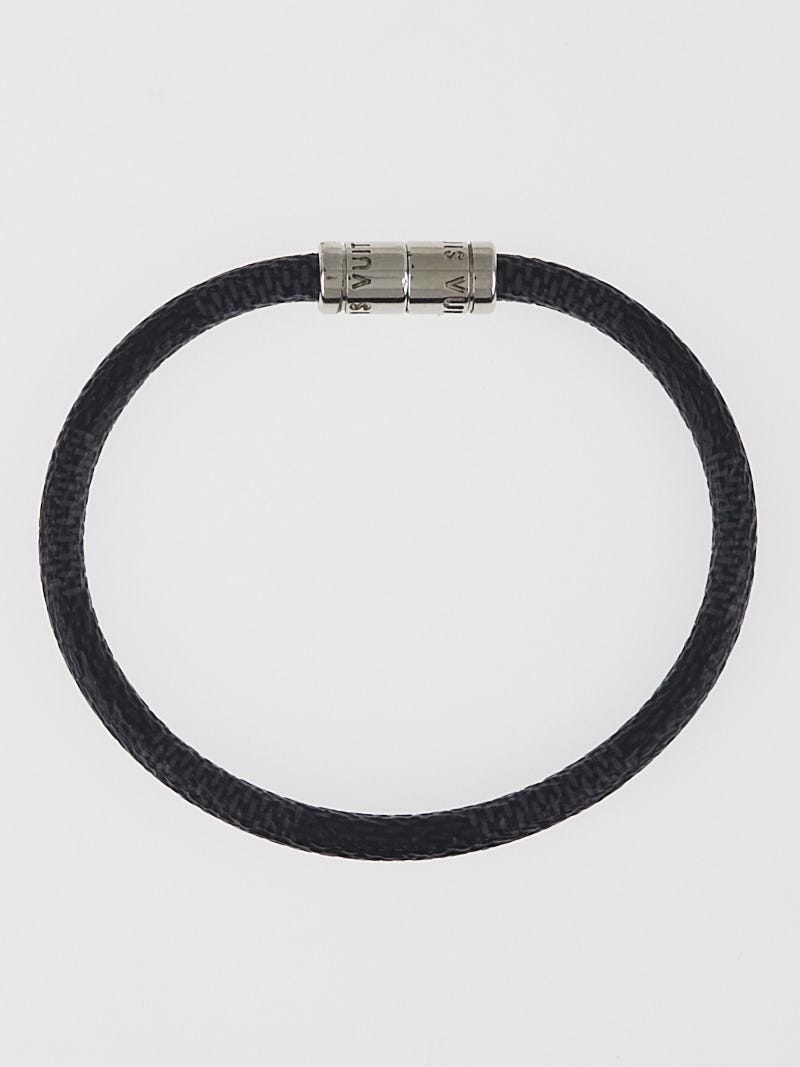 Louis Vuitton Damier Graphite Canvas Sign It Bracelet - Yoogi's Closet